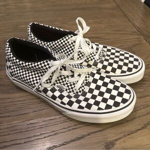 NEW VANS Off The Wall Youth Size 7 Checkerboard Lace Up Sneaker Shoes
